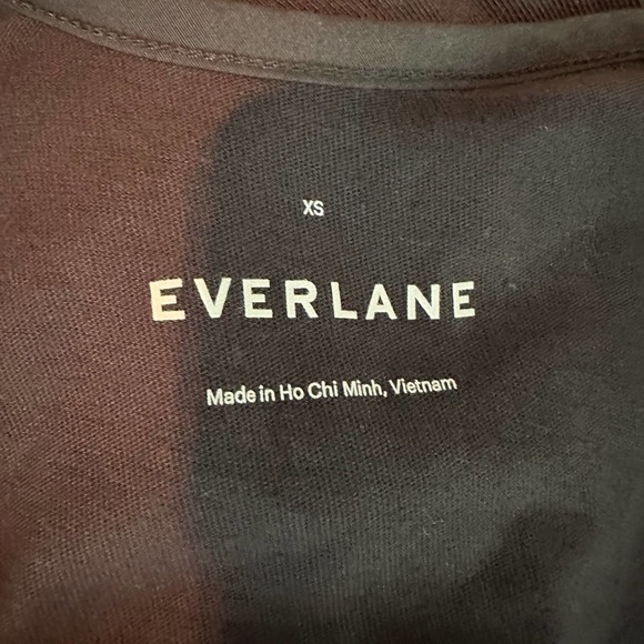 Everlane The Weekend Tiered Black Midi Dress Size XS - Picture 5 of 10